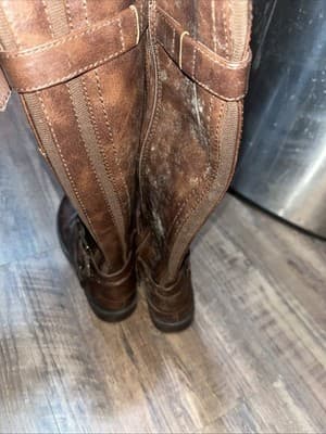 G by Guess Womens Harson5 Closed Toe Knee High Boots Wide Calf Riding Zipper 6 - Thumbnail 5