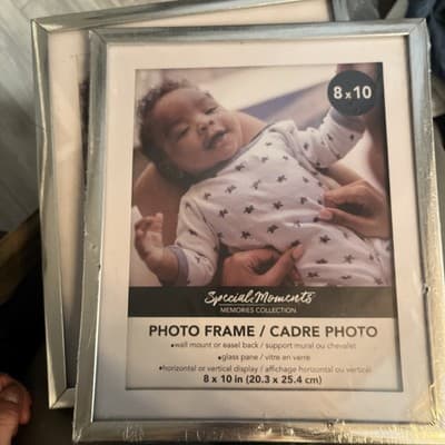 8 x 10 Special Moments Memories Collection Photo Frame w/Silver Trim - Image 1