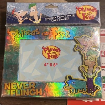 Fineas And Ferb Magnetic Photo Frame - Image 1