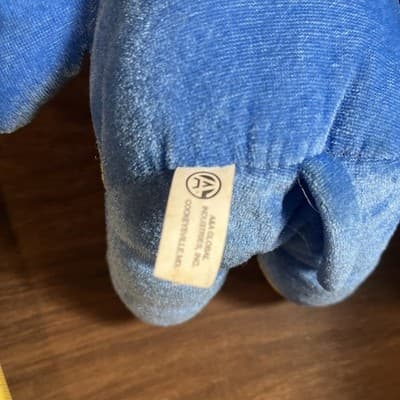 Blue Elephant With Yellow Accents - Plush 10.5” A&A Global Industries, Inc. - Thumbnail 6