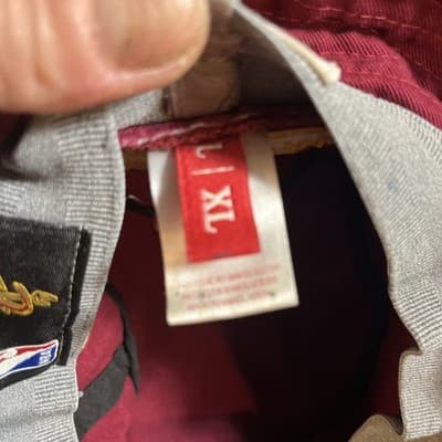 mens L/XL MAROON cotton Cavs Safari Hat By Mitchell & Ness - Thumbnail 5