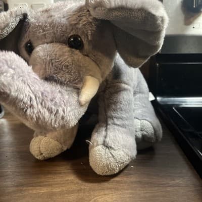 Aurora - Gray Destination Nation - 12" Elephant - Adventurous Stuffed Animal New - Thumbnail 2