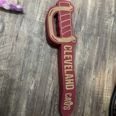 Cleveland Cavaliers Foam Sword By Rico Industries 2014 -2 Foot Long Both Sides - Thumbnail 4