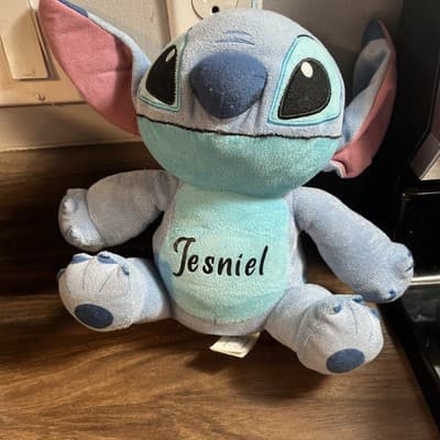 Disney Lilo & Stitch Blue 13” Tall W/ Ears Plush Stuffed Stitch-Jesniel Name - Image 1