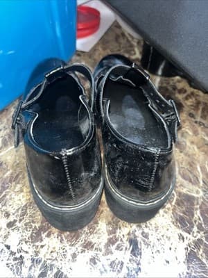 Madden Girl Women 6 Hollyy Black Patent Platform Mary Jane Loafer Lug Sole Y2K - Thumbnail 3