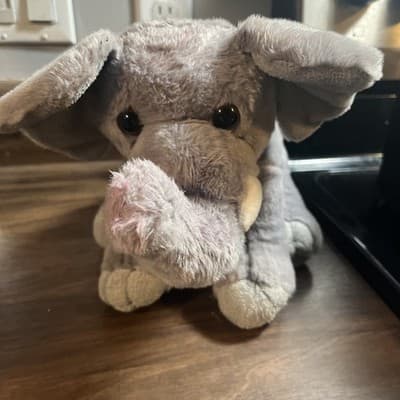 Aurora - Gray Destination Nation - 12" Elephant - Adventurous Stuffed Animal New - Image 1