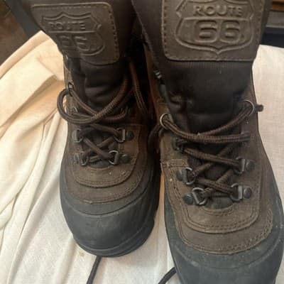 ROUTE 66 Men Brown & Black Boots Size US 6.5 Style No. 64225 - Thumbnail 7