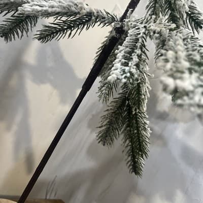 Crescebt Enterprise Co., LTD SMALL SNOW TREE WITH ADJUSTABLE BRANCHES RUSTIC 21” - Thumbnail 4