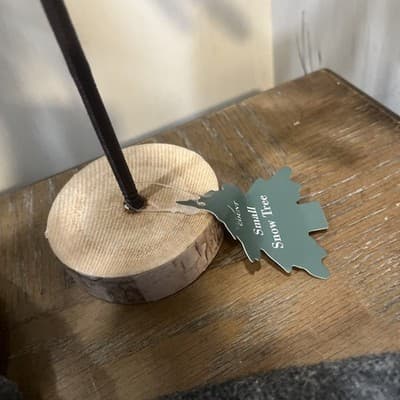 Crescebt Enterprise Co., LTD SMALL SNOW TREE WITH ADJUSTABLE BRANCHES RUSTIC 21” - Thumbnail 3