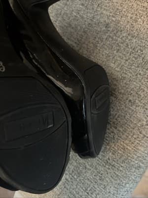 Nickels Jay Black Womens Pump High Heel Pump Dress Open Peep Toe Shoe Size 6 - Thumbnail 7