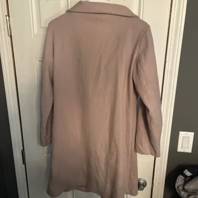 Women’s Light Pink Medium Lightweight Peacoat Unbranded 100%polyester - Thumbnail 3