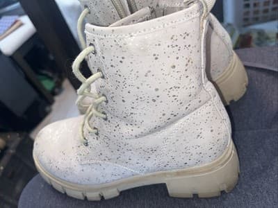 Gio Mia Size 4 Sparkly Combat Boots - Thumbnail 3