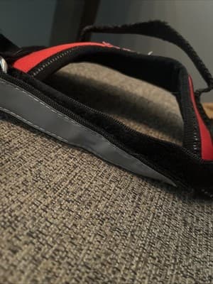 Albcorp Follow My Steps Pet Vest With Reflection Size XS RED AND BLACK - Thumbnail 2