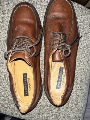 Florsheim Comfortech Classic Oxford Leather Upper & Lining Brown 12M - Image 1