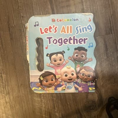 Cocomelon Let's All Sing Together 5-Button Song Book: Sing and Read Toy Book... - Image 1