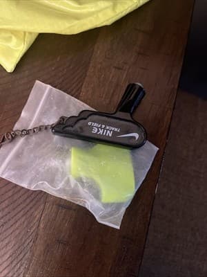 Nike Womens Racing Shoes Racing Style Size 10 Spikes Grey And White With Bag - Thumbnail 6