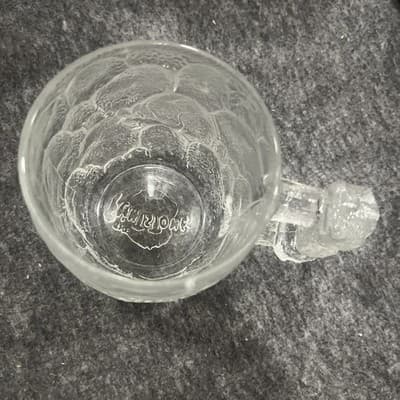 McDonalds Flintstones 1993 Rocky Road Glass Mug Cup Vintage - Thumbnail 2