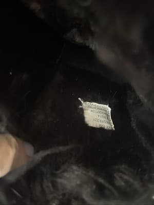 Black Boots Wit Fur At The Ankle To The Calls Size 10 - Thumbnail 5