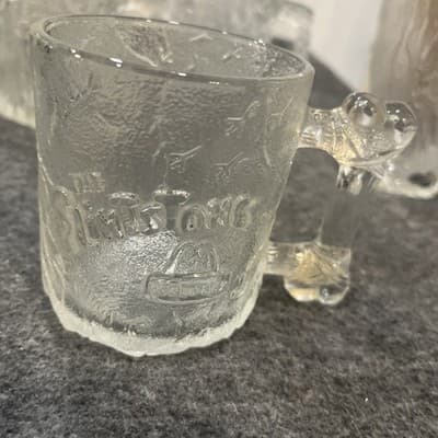 The Flintstones Mug RocDonalds 1993 McDonalds Pre-Dawn Glass Cups Mugs USA - Thumbnail 2