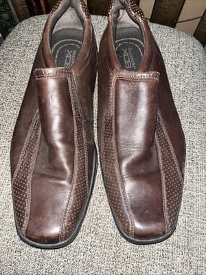 Brown Size 12M Rockportxl XCS shoes With No Tie Mens Dress Shoes - Thumbnail 5