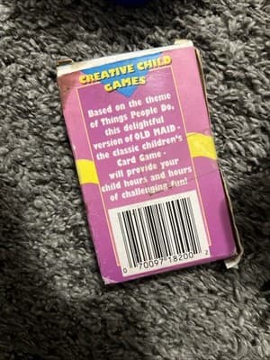 Vintage Playmore Card Game Old Maid 35 Cards 1992 Creative Child Games - Thumbnail 2