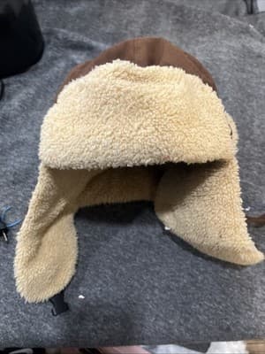 One Size Fits All Bomber Hat Men Pilot Aviator Trapper Hat Faux Fur - Thumbnail 3