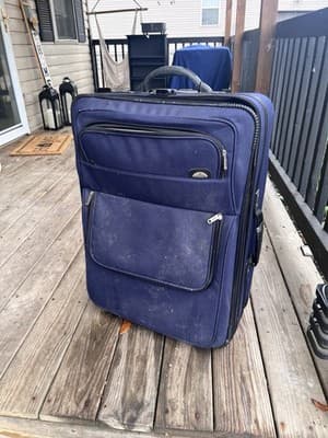 Travel Select TS6950R25 25" Amsterdam Expandable Rolling Upright Luggage - Navy - Image 1