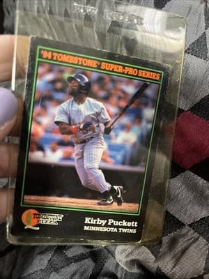 1994 Score Tombstone Pizza Super-Pro Series #25 Kirby Puckett - Thumbnail 2