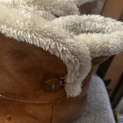 Just Be Women’s Sir 9 Furry Brown Boots With Faux Fur Lining - Thumbnail 5