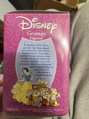 Grumpy 2002 Enesco Disney Snow White & The Seven Dwarves CVS Figure - Thumbnail 3