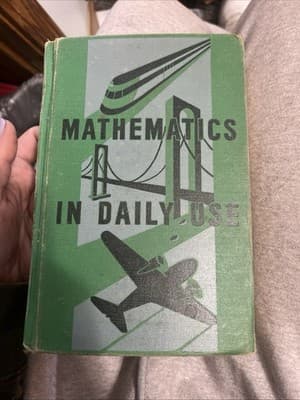 MATHEMATICS IN DAILY USE HARDCOVER REVISED EDITION WALTER HART - Image 1
