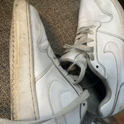 Size 9 Nike Ebernon Low Mens Triple White AQ1775-100 Basketball Classic Retro - Thumbnail 5