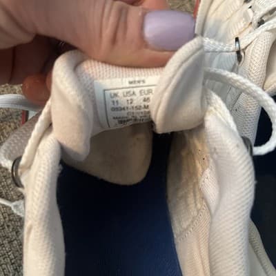 Men K Swiss White Shoes Size 12 Red White Blue - Thumbnail 5