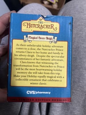 The Nutcracker Magical Swan Sleigh Ornament CVS Treasures 2001 Limited Edition - Thumbnail 2