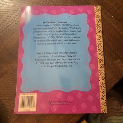 Vtg Winnie the Pooh Coloring Book- Trace And Color - Thumbnail 4