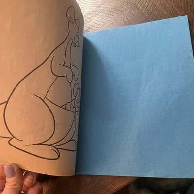Vtg Winnie the Pooh Coloring Book- Trace And Color - Thumbnail 3