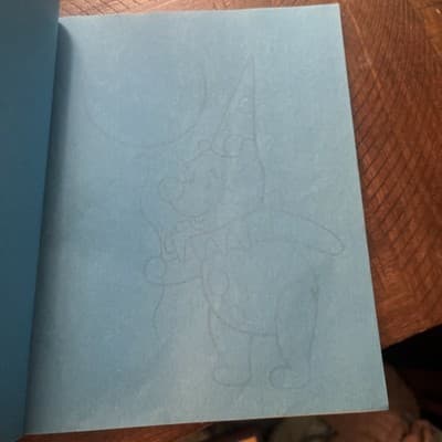 Vtg Winnie the Pooh Coloring Book- Trace And Color - Thumbnail 2