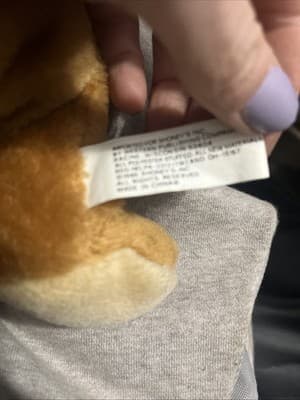 Shoney's Restaurant Shoney Bear 10" Plush Stuffed Animal Toy Mascot VTG 1989 - Thumbnail 3