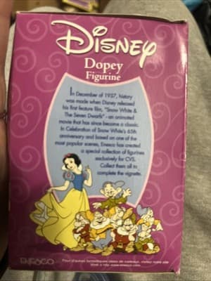 Enesco Disney "Snow White & The Seven Dwarfs" DOPEY Figurine NRFB Adorable! - Thumbnail 2