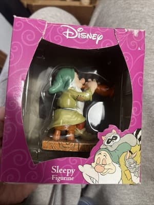 DISNEY Snow White & The Seven Dwarfs SLEEPY Figurine CVS ENESCO 65th Anniversary - Thumbnail 4