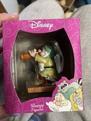 DISNEY Snow White & The Seven Dwarfs SLEEPY Figurine CVS ENESCO 65th Anniversary - Image 1