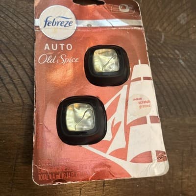 Febreze Old Spice Car Vent Clip Air Fresheners (2 Clip Pack) - Image 1
