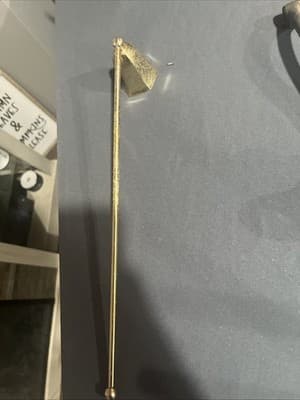 Gold Candle Snuffer 9.5'' Stainless Steel Accessory Extinguisher Put Out Candle - Image 1