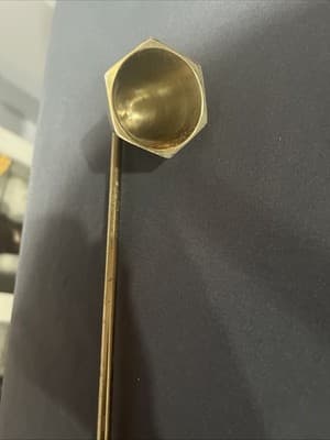 Gold Candle Snuffer 9.5'' Stainless Steel Accessory Extinguisher Put Out Candle - Thumbnail 3