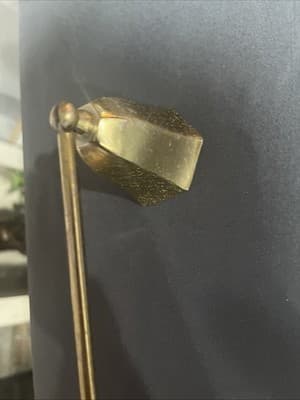 Gold Candle Snuffer 9.5'' Stainless Steel Accessory Extinguisher Put Out Candle - Thumbnail 2