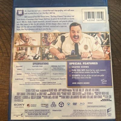 Paul Blart: Mall Cop (Blu-ray/DVD, 2015) Kevin James, Happy Madison - Thumbnail 2