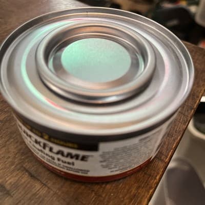 Sterno Quick Flame Chafing Fuel Steel 6.28oz Camping Cooking 3Pk New - Thumbnail 2