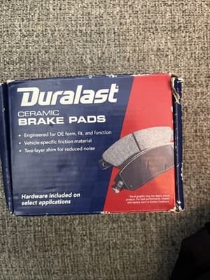 Duralast Brand Brake Pad Set w/ Hardware - Image 1