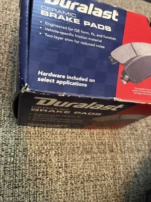 Duralast Brand Brake Pad Set w/ Hardware - Thumbnail 2