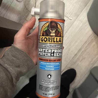 GORILLA BRAND Waterproof Patch And Seal Crystal Clear Coating Spray 14 Oz. - Image 1